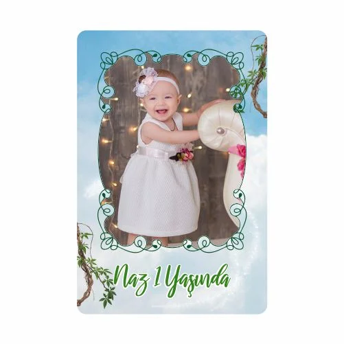 Safari Temalı Doğum Günü Magneti